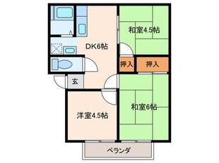 ア－バンサカエの物件間取画像